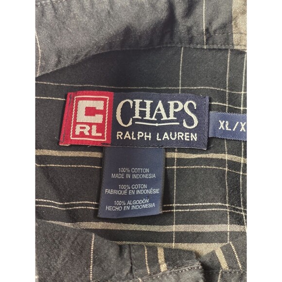 Vintage Chaps Ralph Lauren Men's XXL  Button Up Long Sleeve Plaid Shirt - Picture 3 of 6